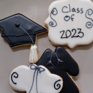 Fresh Graduation Sugar Cookies (72 Hours' Notice)